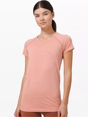 Lululemon Pink Pastel swiftly tech short sleeve  2.0